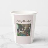 Vaso de papel descarable para navidad pappbecher (Vorderseite)