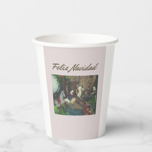 Vaso de papel descarable para navidad pappbecher (Vorderseite)