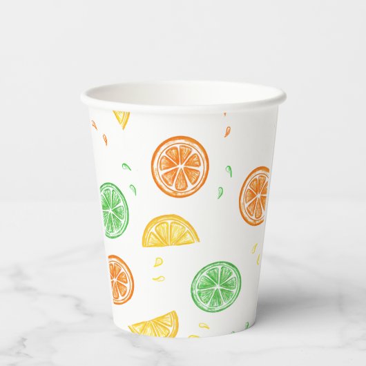 Vaso de papel limonada pappbecher (Rückseite)