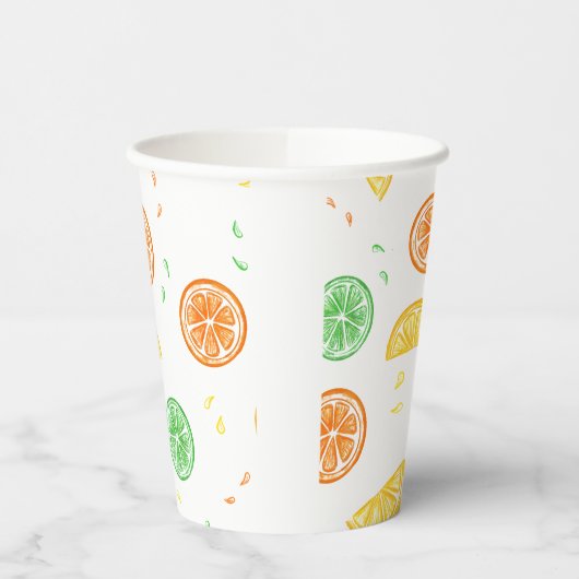 Vaso de papel limonada pappbecher (Links)