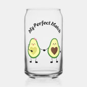 Vaso de vidrio San Valentin  Dosenglas (Vorderseite)