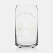 Vaso de vidrio San Valentin  Dosenglas (Rückseite)