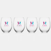 Vaso: Diseño Digital Mara Weinglas Ohne Stiel (Vorderseite)