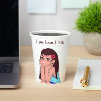 vaso para chicas pappbecher