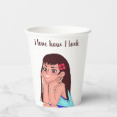 vaso para chicas pappbecher (Vorderseite)