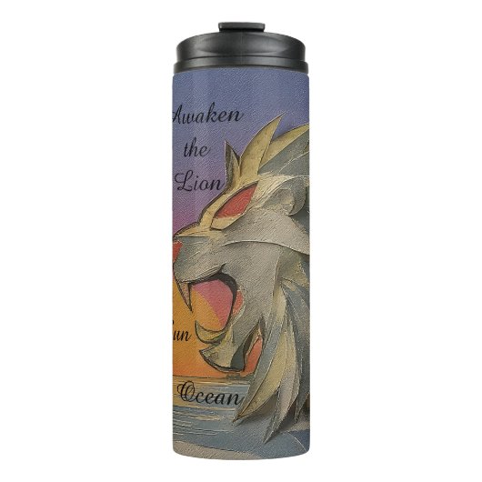 Vaso Térmico "Awaken the Lion" Thermosbecher (Vorderseite)