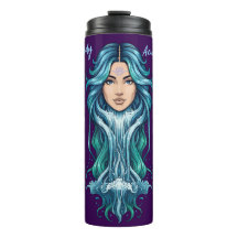 Vaso térmico Lady Acuario – Misterio zodiacal