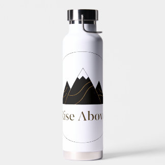 Vaso Térmico Premium ‘Rise Above’ – Minimalista Trinkflasche