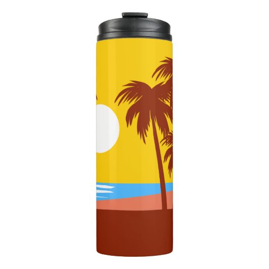 Vaso Térmico Sol palmeras playa Thermosbecher (Vorderseite)