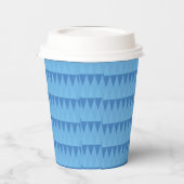 Vasos de papel azul pappbecher (Links)