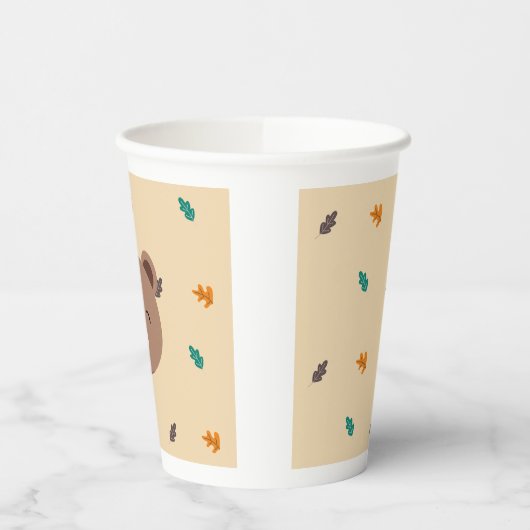 Vasos De Papel Baby Shower, Animales del Bosque Pappbecher (Links)