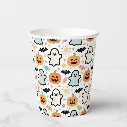>Vasos de papel Happy Halloween Pappbecher (Rückseite)
