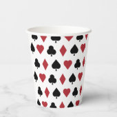 Vasos de papel naipes pappbecher (Rückseite)