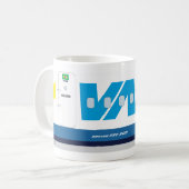 vasp Fluglinien Kaffeetasse (Vorderseite Links)