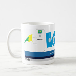 vasp Fluglinien Kaffeetasse