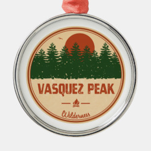 Vasquez Peak Wilderness Colorado Ornament Aus Metall