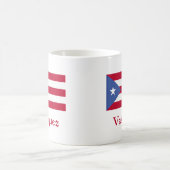 Vasquez Puertorikaner-Flagge Kaffeetasse (Mittel)