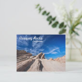 Vasquez Rocks Landkreis Park in der Nähe von Los A Postkarte (Stehend Vorderseite)
