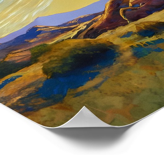 Vasquez Rocks - Poster (Ecke)