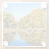 Vassar Farms Pond Glasuntersetzer (Rückseite)