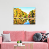 Vassar Farms Pond Leinwanddruck (Insitu (Wohnzimmer))