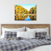 Vassar Farms Pond Leinwanddruck (Insitu (Schlafzimmer))