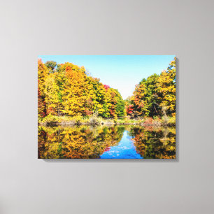 Vassar Farms Pond Leinwanddruck