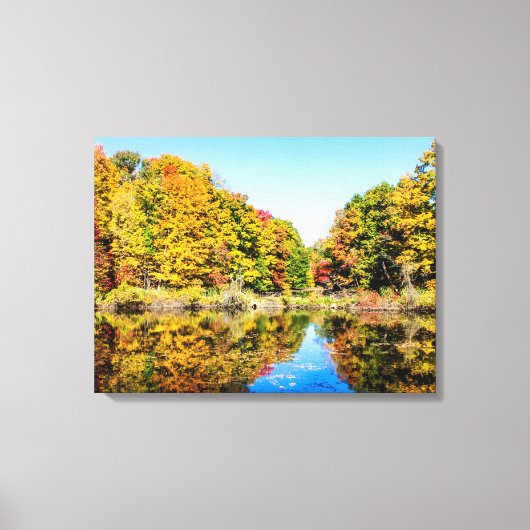 Vassar Farms Pond Leinwanddruck (Vorderseite)