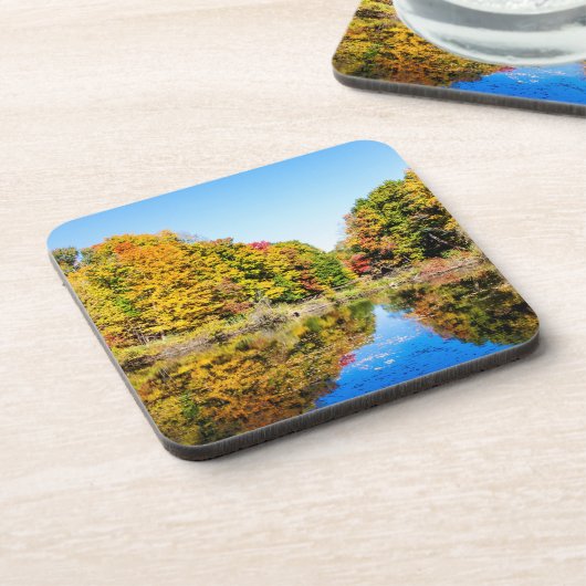 Vassar Farms Pond Untersetzer (Linke Seite)