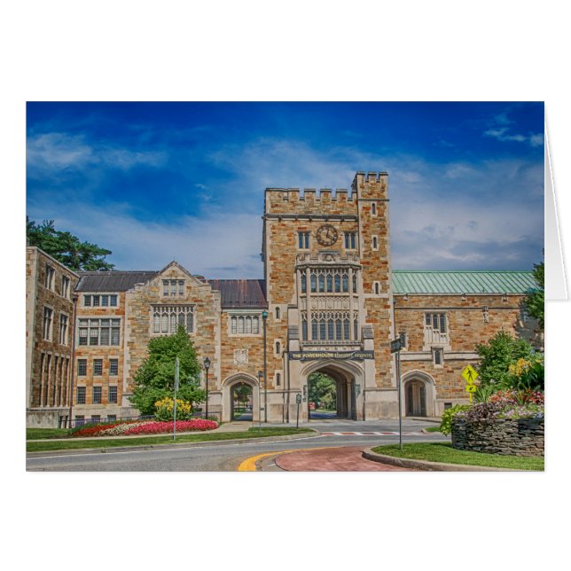 Vassar Uni Haupteingang in NY (Vorderseite (Horizontal))
