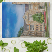 Vassar Uni-Haupteingang in NY Geschirrtuch (Gefaltet)