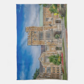 Vassar Uni-Haupteingang in NY Geschirrtuch (Vertikal)