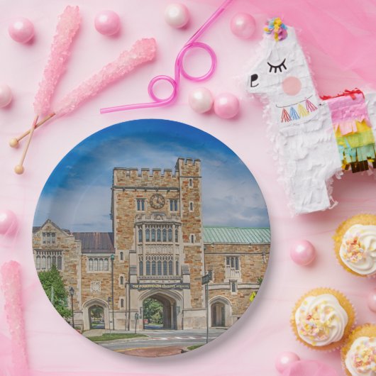 Vassar Uni-Haupteingang in NY Pappteller (Party)