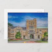 Vassar Uni Haupteingang in NY Postkarte (Vorne/Hinten)