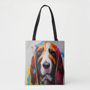 Vasset Hound Dog Pet Niedlich Adorable Animal Comp Tasche
