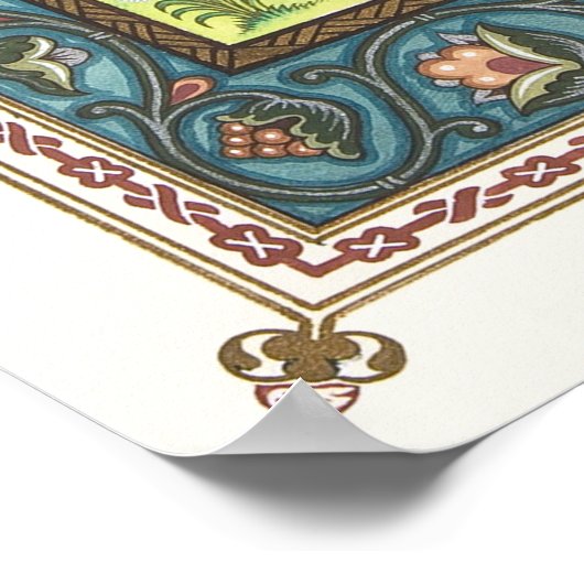 Vassilissa, Messe von Boris Zvorykin Poster (Ecke)