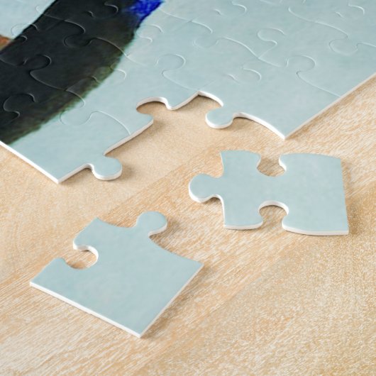 Vassily Kandinsky-1921-Segment blau Puzzle (Seite)