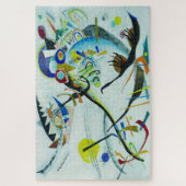 Vassily Kandinsky-1921-Segment blau Puzzle (Vertikal)