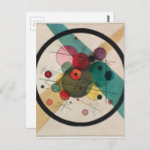 Vassily Kandinsky Circles Postkarte (Vorne/Hinten)