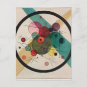 Vassily Kandinsky Circles Postkarte (Vorderseite)