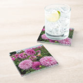 Vassio Meggos Dahlia Glasuntersetzer (Schrägansicht)