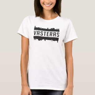 Vasteras Schweden City Skyline Cityscape Funny Ges T-Shirt