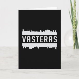 Vasteras Sweden City Skyline Cityscape Geschenk Id Karte