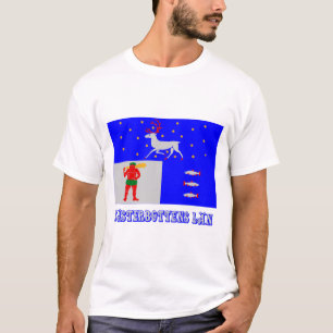 Västerbottens län Flagge mit Namen T-Shirt