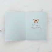 Vasur Blaubeeren Cupcake Geburtstag Karte (Innenseite)