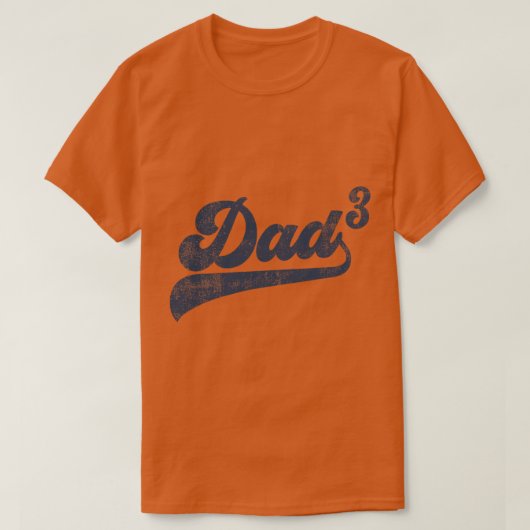 Vater3 Vater Geschenke Vater von drei Daddy 3 Drit T-Shirt (Design vorne)