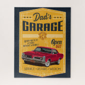 Vater 1967 Muscle Car Garage Jigsaw Puzzle (Vertikal)