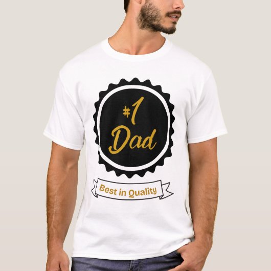 Vater 1 in Qualität - weißes Shirt (Vorderseite)
