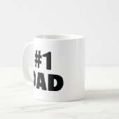 Vater #1 kaffeetasse (Vorderseite Links)