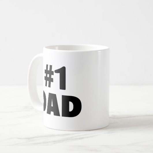 Vater #1 kaffeetasse (Vorderseite Links)
